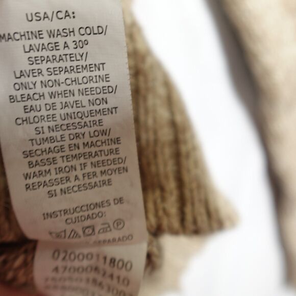 Chaps By Ralph Lauren Men’s Brown Knit Pullover Sweater Sz Medium Elbow Patches - Picture 10 of 14